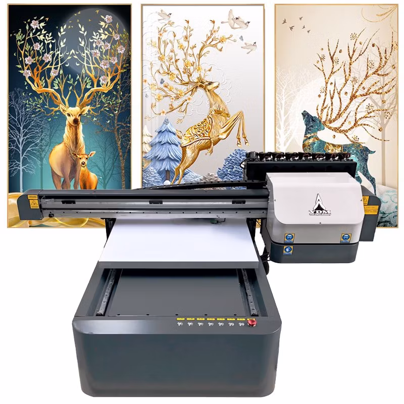 3D Plastic Leather Digital UV Flatbed Printer A1 Printing Machine