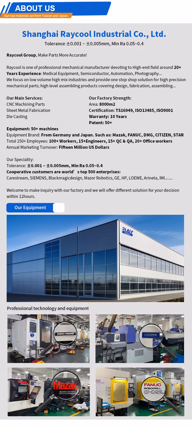 Aluminum Zinc CNC Machining Parts/Precision CNC Turning/High Precision Components/Metal Part/Mechanical Parts