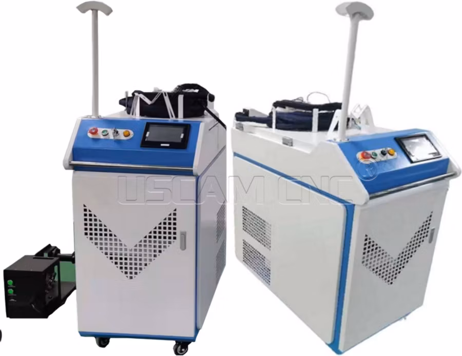 1000W 1500W 2000W CNC Fiber Portable Handheld Laser Welding with Water Chiller and Wire Feeder