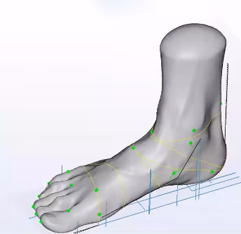 Portable Shoe Last Insole Making 3D Body Printer Scanner