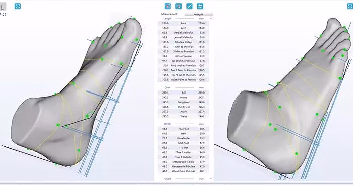 Portable Shoe Last Insole Making 3D Body Printer Scanner