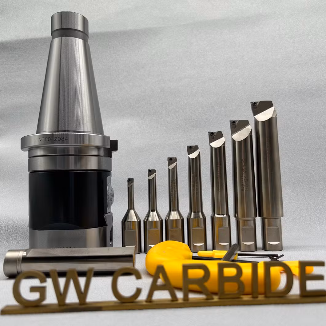 Gw -Boring Head Milling Machine Bt50 Bt40 Nt50 Boring Range 8-280mm Including 8 PCS Boring Bar CNC Machining Center Boring Tool Set