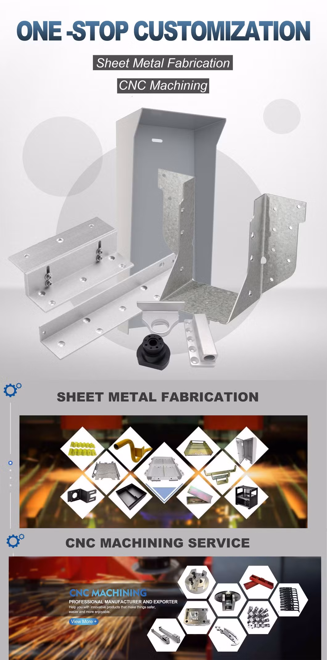 High Precision Custom Made Non-Standard Stainless Steel Five-Axis CNC Milling Turning Metal Aluminium Machining Parts