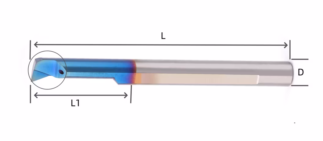 Highly Productive Mini Hole Mpr Mtr Mqr Solid Tungsten Carbide Tool Boring Cutter for Longmen CNC Lathe Machine