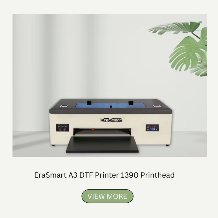 Erasmart A4 L805 L800 Head Desktop 3D Printer Digital Textile Printer A4 Dtf Printer Tshirt Printing Machine for Print Shop