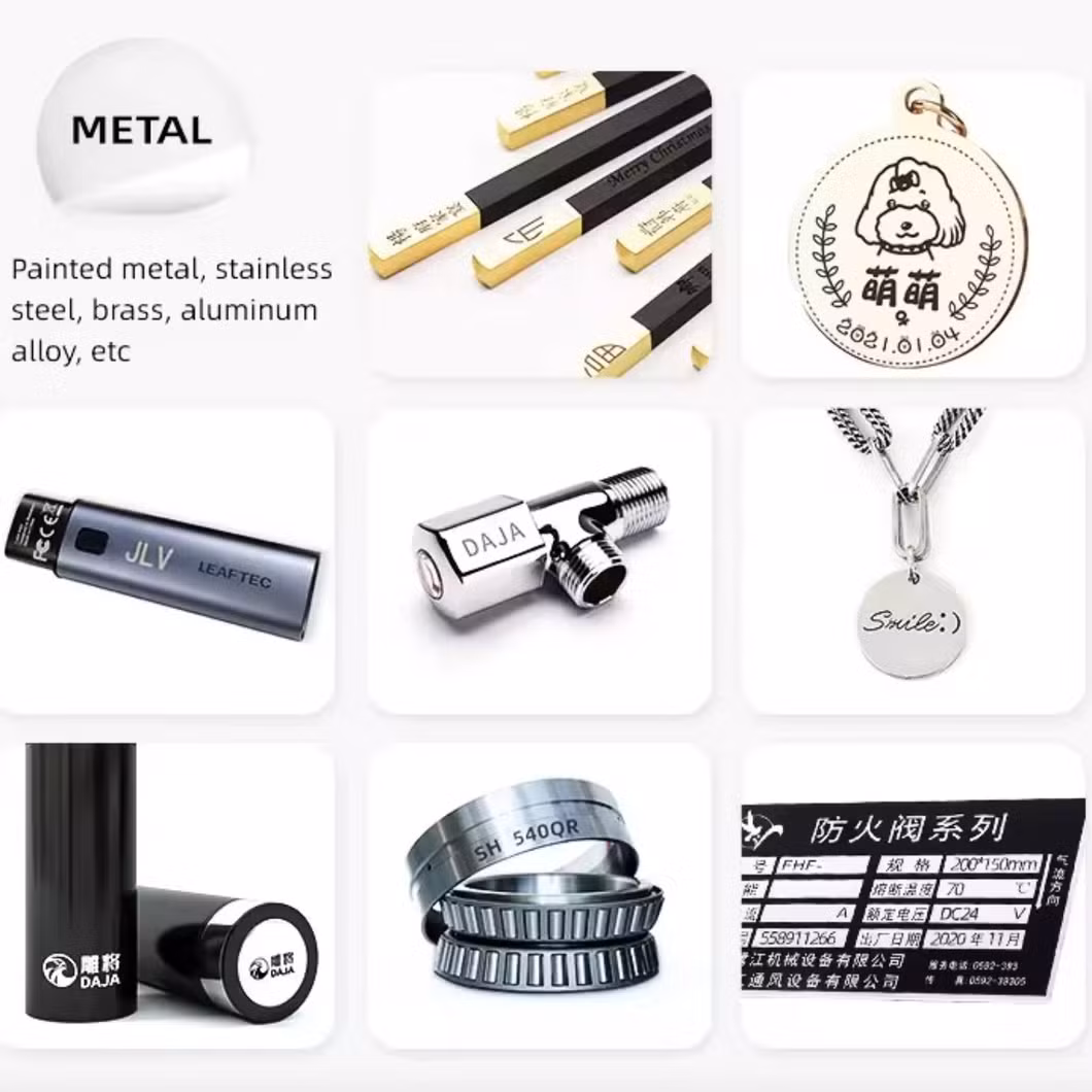 Portable Type CNC Desktop Raycus Fiber Laser Marking Price for Metal and Non-Metal Materials Engraving