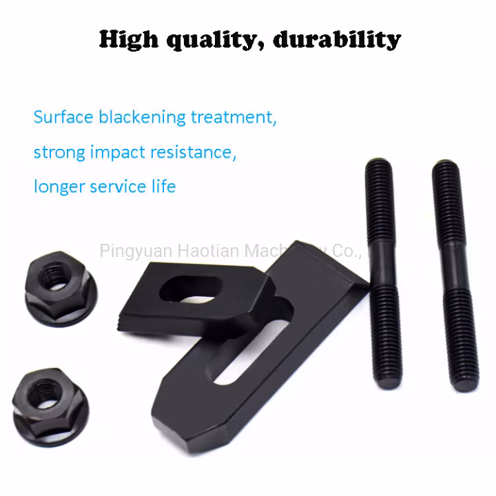 CNC Machine Tool 58 PCS Clamping Kit with Metal Holder Including Flange Nut, T Silot Nut M16 Ck12