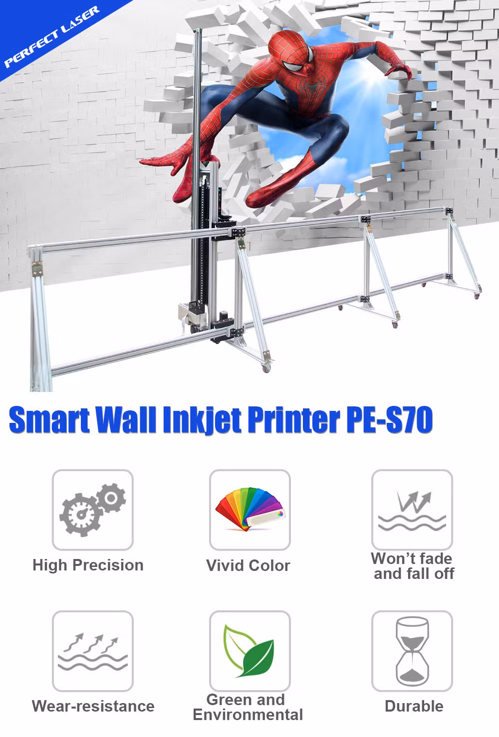 3D Concrete Printer Vertical Wall Mounted Printer Price