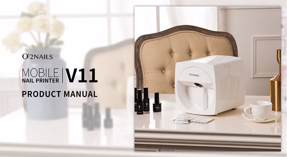 O2nails V11 Nail Printer 2022 Hot Sell Portable Nails Printer 3D Digital Art Machine Price Printer