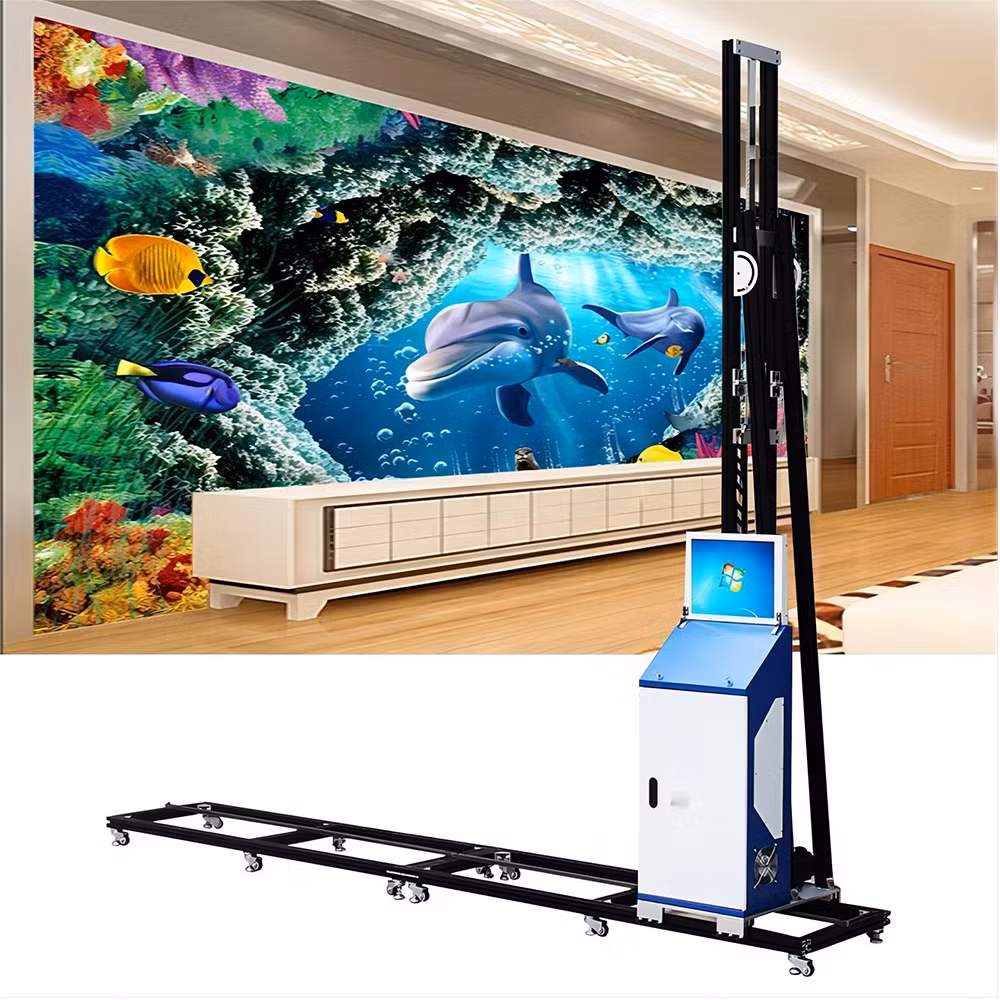 Professional Automatic Ink Printer Baike Wall Painting Machine 3D Effect UV Vertical with High Quality Wall Printer