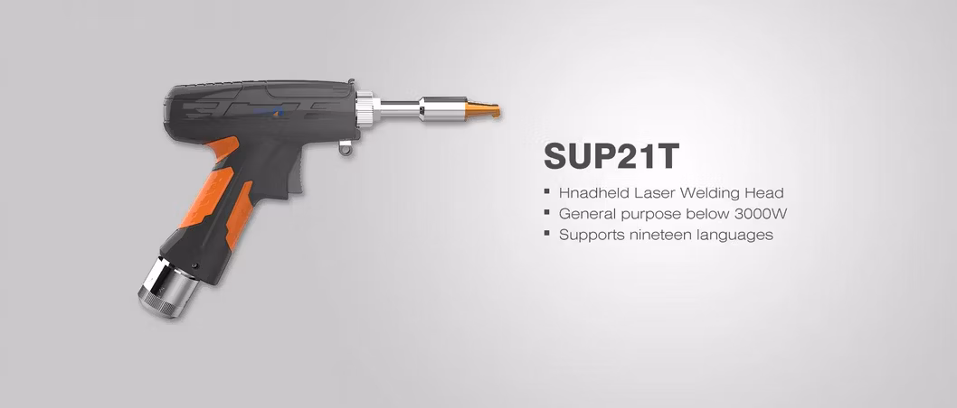 Sup21t CNC Handheld Fiber Laser Welding Gun for Welding CS, Ss, Al