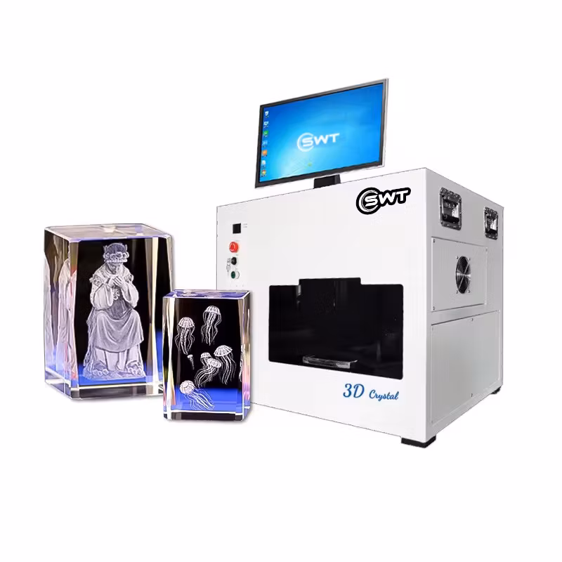 Swt Desktop CNC 2D 3D Subsurface Cube Glass Photo Crystal Laser Inner Engraved Engraver Engraving Printer