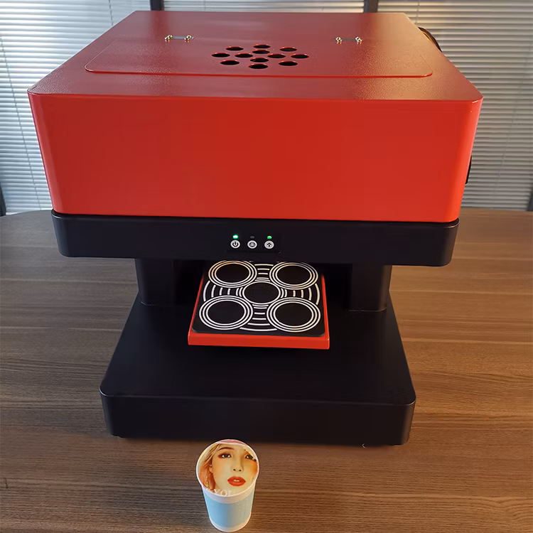 Commercial 3D Coffee Photo Printer Machine Small Body Coffee Food Printer for Sale