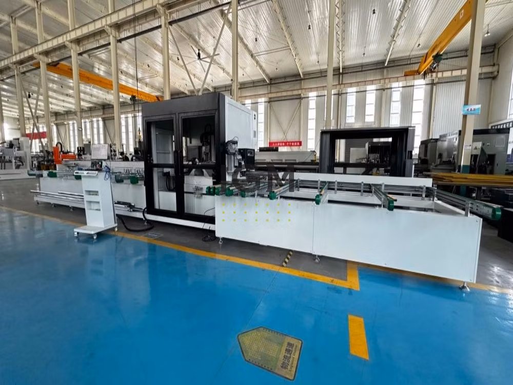 800mm 3+1 Axis CNC Automatic Milling and Drilling Aluminum Window Machine