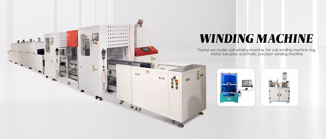 CNC Multi-Axis Wireless Shaft Coil Winding Machine for Flat Wire Coils