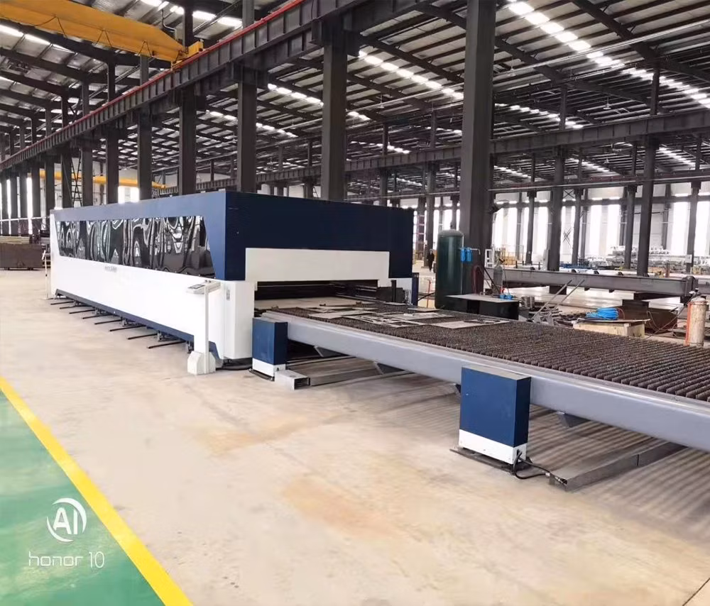 Double Table CNC Metal Fiber Laser Cutting Machine Price 6kw 12kw 15kw 20kw 30kw 40kw 60kw 80kw 100kw 120kw for Sale