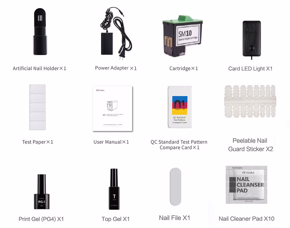 O2nails V11 Nail Printer 2022 Hot Sell Portable Nails Printer 3D Digital Art Machine Price Printer