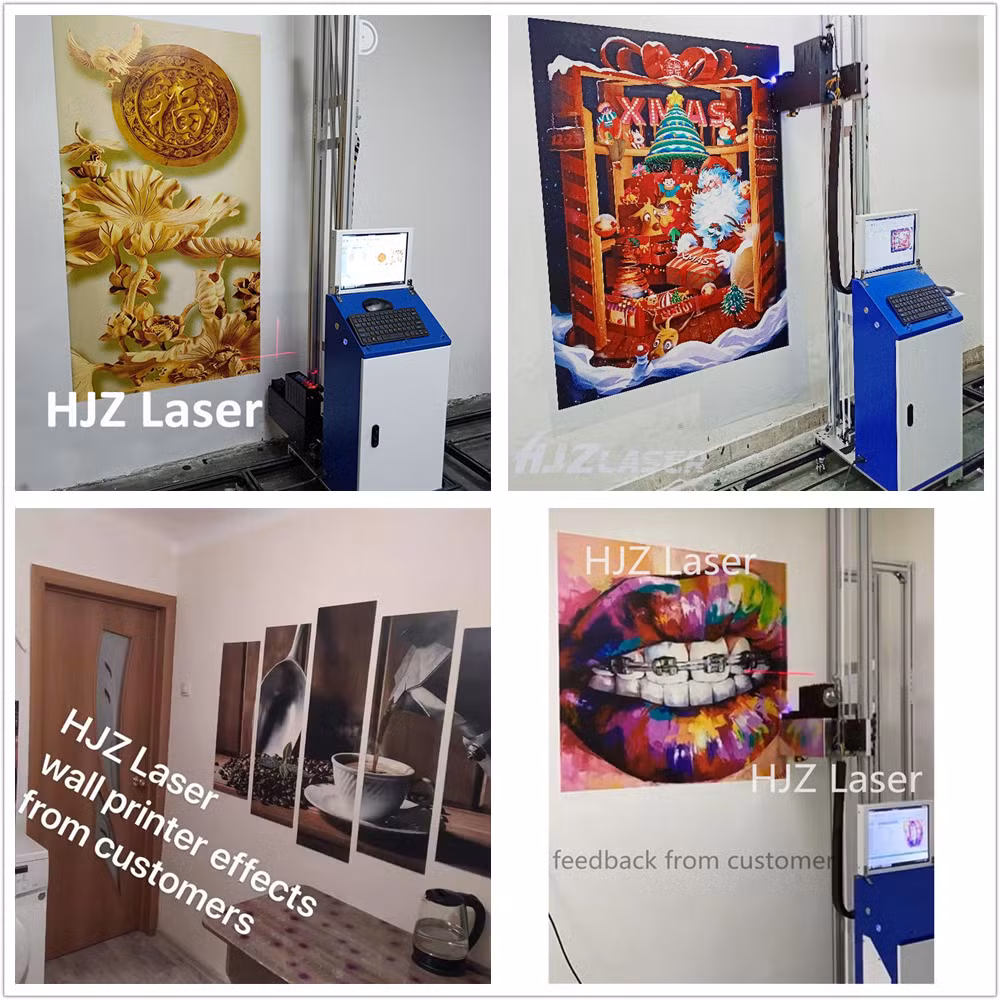 Zeescape Wall Printer Robot Printing Machine 3D Effect Street Graffiti Background Ground