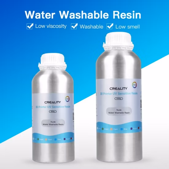 Water Washable UV Resin Easy Cleaning 3D Printer Resin SLA LCD DLP Easy Cleaning 3D Printer Resin