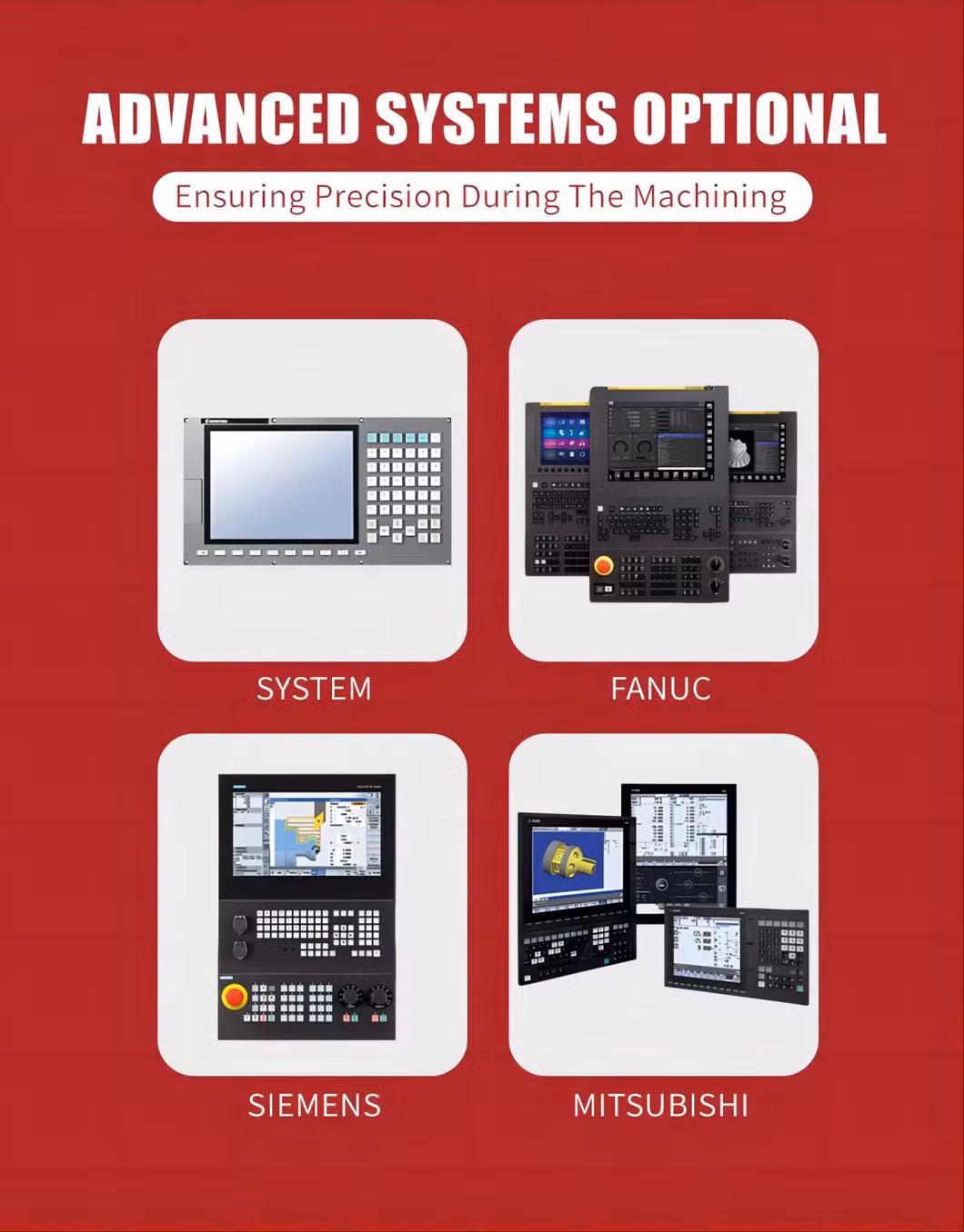 High Speed Machine Tool CNC Machinery Horizontal Machining Tool Center Heavy Turning Milling Lathe Machine