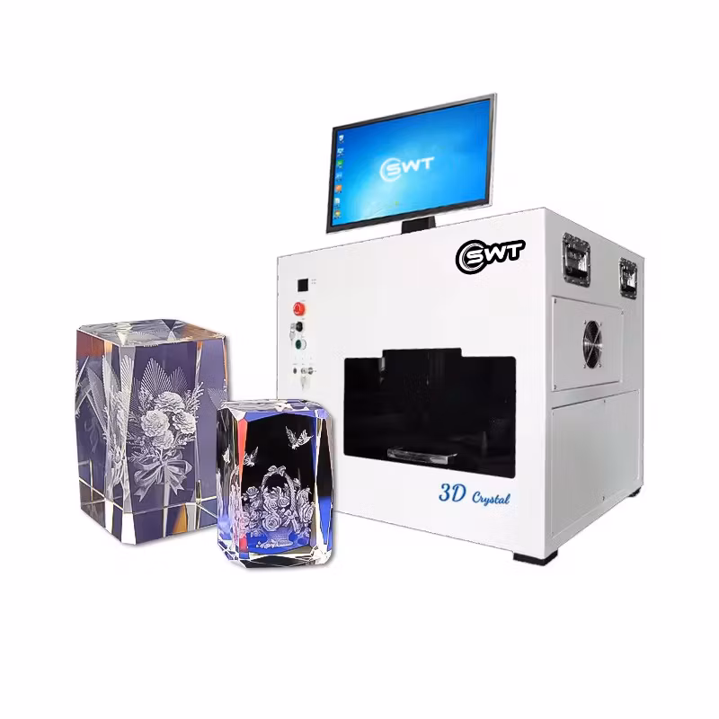 Swt Desktop CNC 2D 3D Subsurface Cube Glass Photo Crystal Laser Inner Engraved Engraver Engraving Printer
