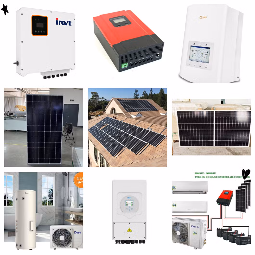 750W Doubleglass Topcon Bificial Jht Perovskite Solar Panel with Free Inverter/Shipping/System Design