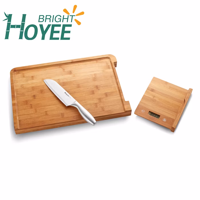 New Arrival Eco-Friendly Kitchen Scale Bamboo Chopping Board Scale Baking Scale