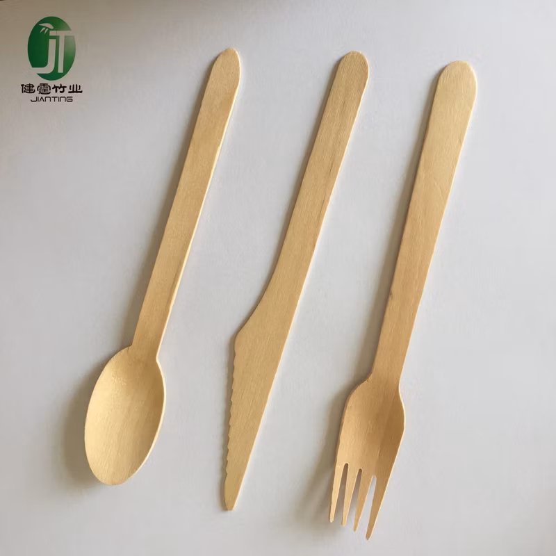 Bamboo Utensils Bamboo Wood Travel Cutlery Set Eco-Friendly Waste Fork Spoon Knife Set Travel Utensil Set