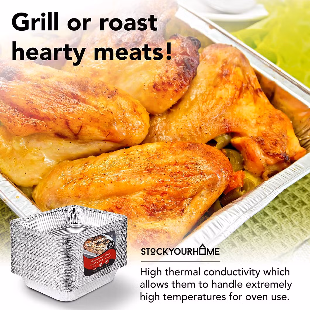 High Quality Silver Aluminium Foil Container Box Tray Used for Hot Food Packing Baking, Find Details and Price About Foil Container Aluminum Foil Container From
