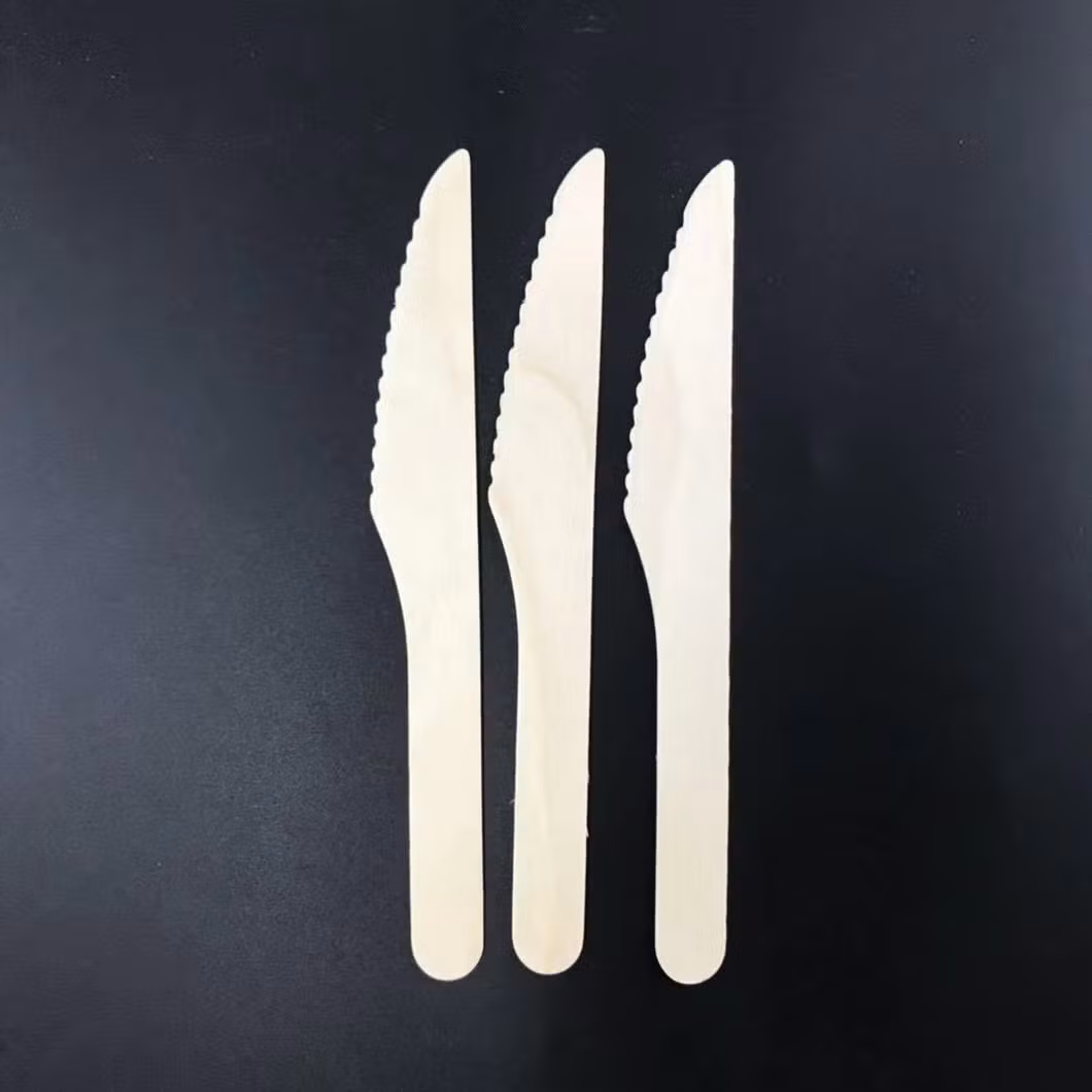Natural Disposable Wooden Cutlery Set 100% Biodegradable & Plastic Free Bamboo Cutlery Set