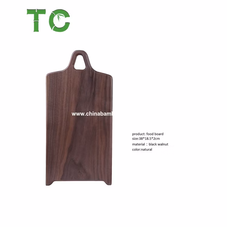 Wholesale Black Walnut Wood Cheese Board Bread Board Serving Board