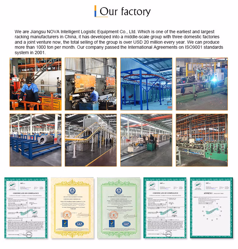 Fifo Customized Logistics Storage Warehouse Heavy Duty Adjustable Selective Vna Double Deep Metal Steel Blue Frame Steel Warehouse Pallet Rack