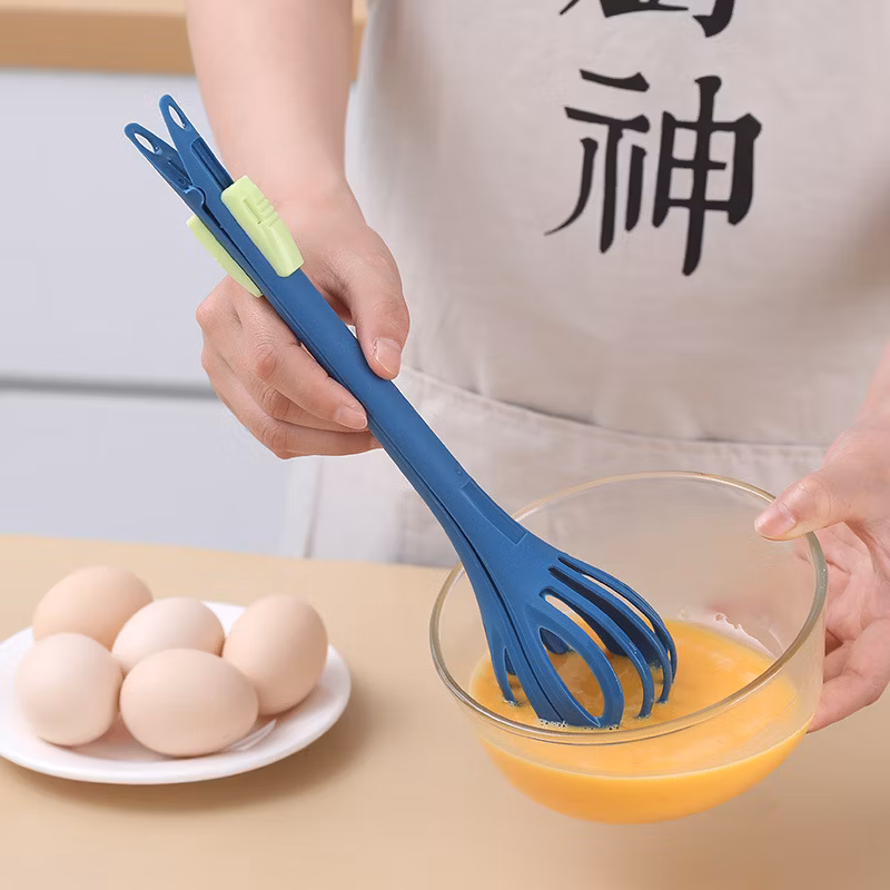 Multifunctional Eggbeater Manual Food Clamp Kitchen Utensils Wbb16025