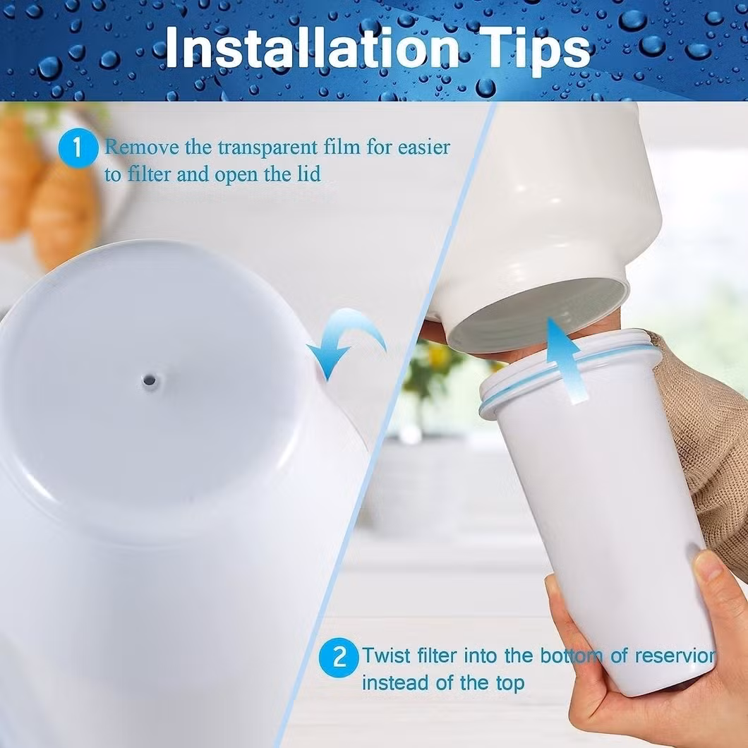 Water Filter Replacement for Water Pitchers and Dispensers Advanced 5-Stage Filter