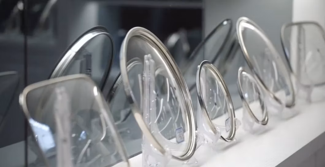 Modern Kitchen Designs Various Size Universal Tempered Glass Lid Machine G Type