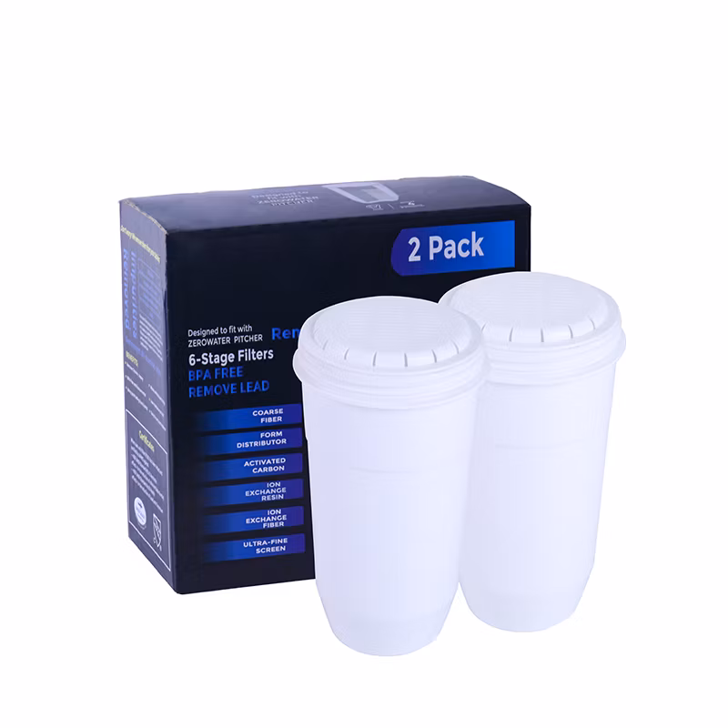 Water Filter Replacement for Water Pitchers and Dispensers Advanced 5-Stage Filter