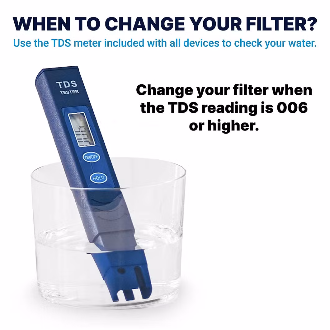 Multiple-Stage Water Filter Replacement for Pitcher and Dispenser Filters Reduce TDS