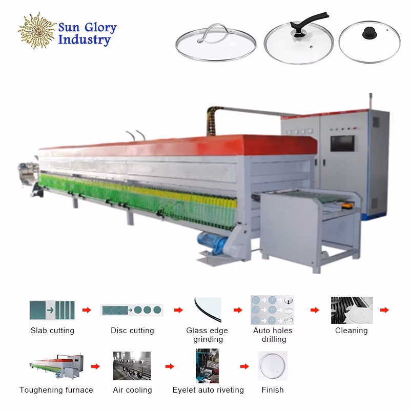 Modern Kitchen Designs Various Size Universal Tempered Glass Lid Machine G Type