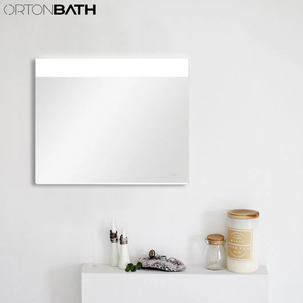 Ortonbath Round Backlit Mirror Bathroom 28 Inch LED Round Mirror with Lights Anti-Fog Circle Lighted Mirror Dimmable Wall Mirror Large Illuminated Vanity Makeup