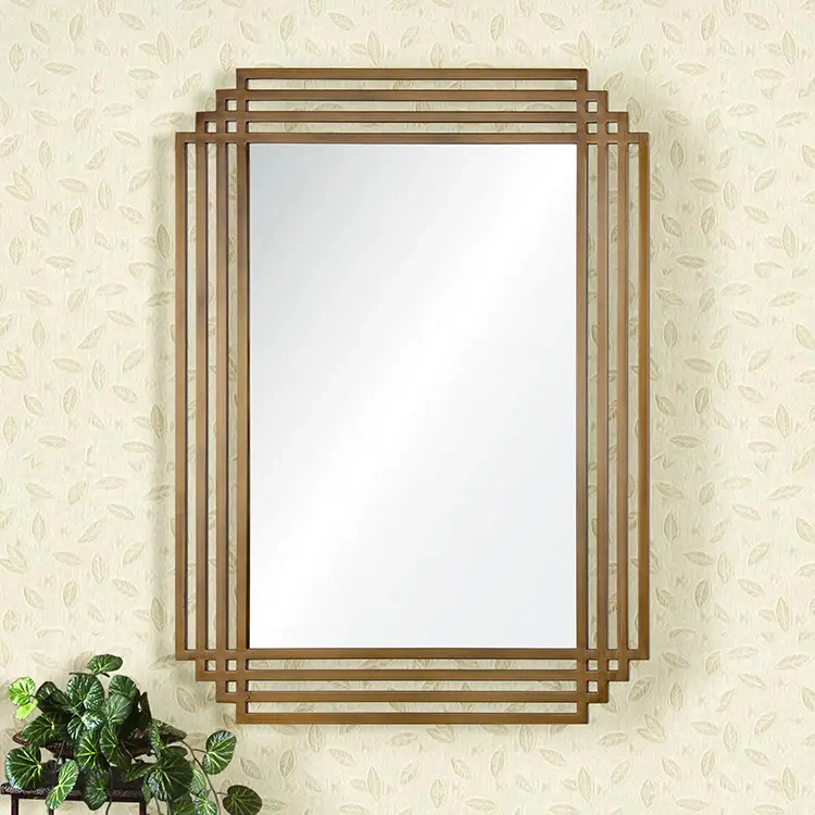 Vintage Hotel Home Huge Decorative Luxury Floor Mirror with Wood Frame Mirrors