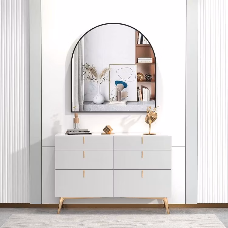 Syfm-1 Large Wall Aluminum Alloy Frame Mirror Floor Dressing Table Simple Mirror for Rame Mirror