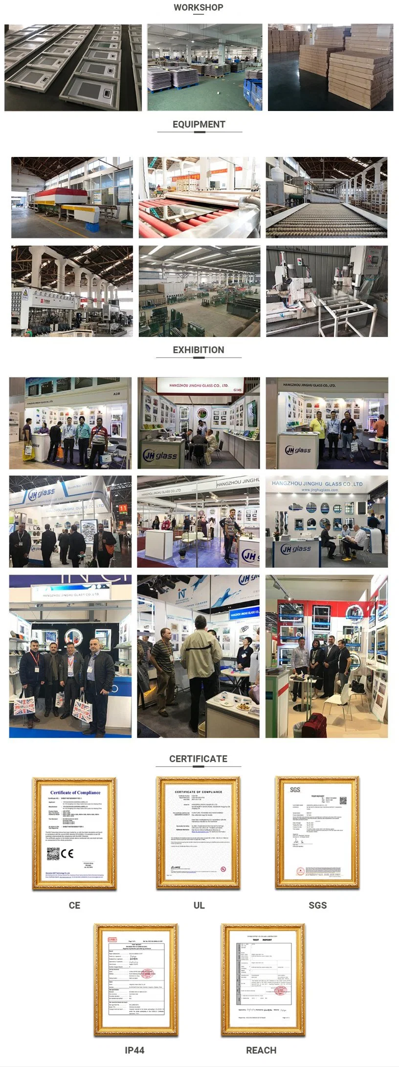 Wholesale Factory Oval LED Mirror Home Hotel Decoration Black Gold Silver White Color Metal Frame Smart Mirror