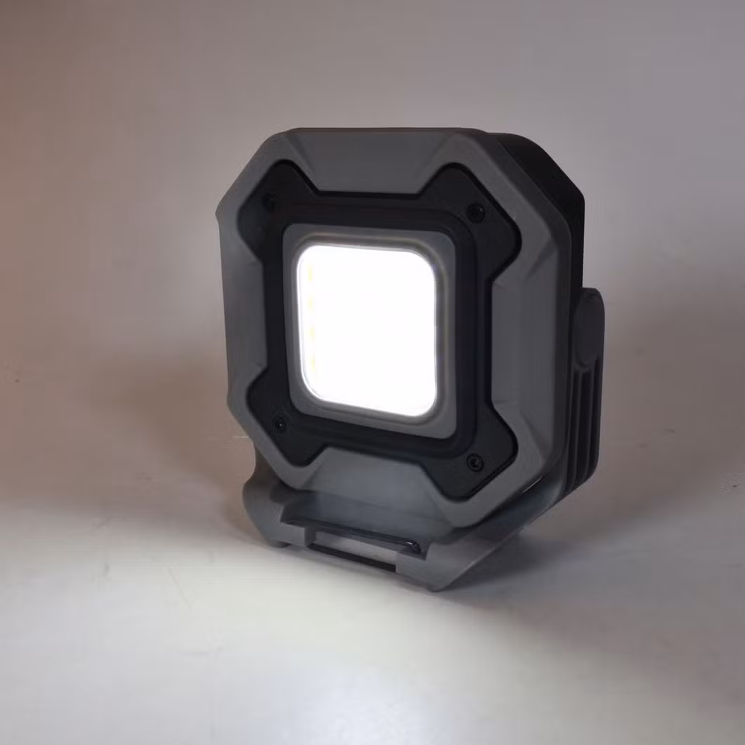 1200lm Emergency Waterproof Battery USB Portable Rechargeable LED COB Work Light