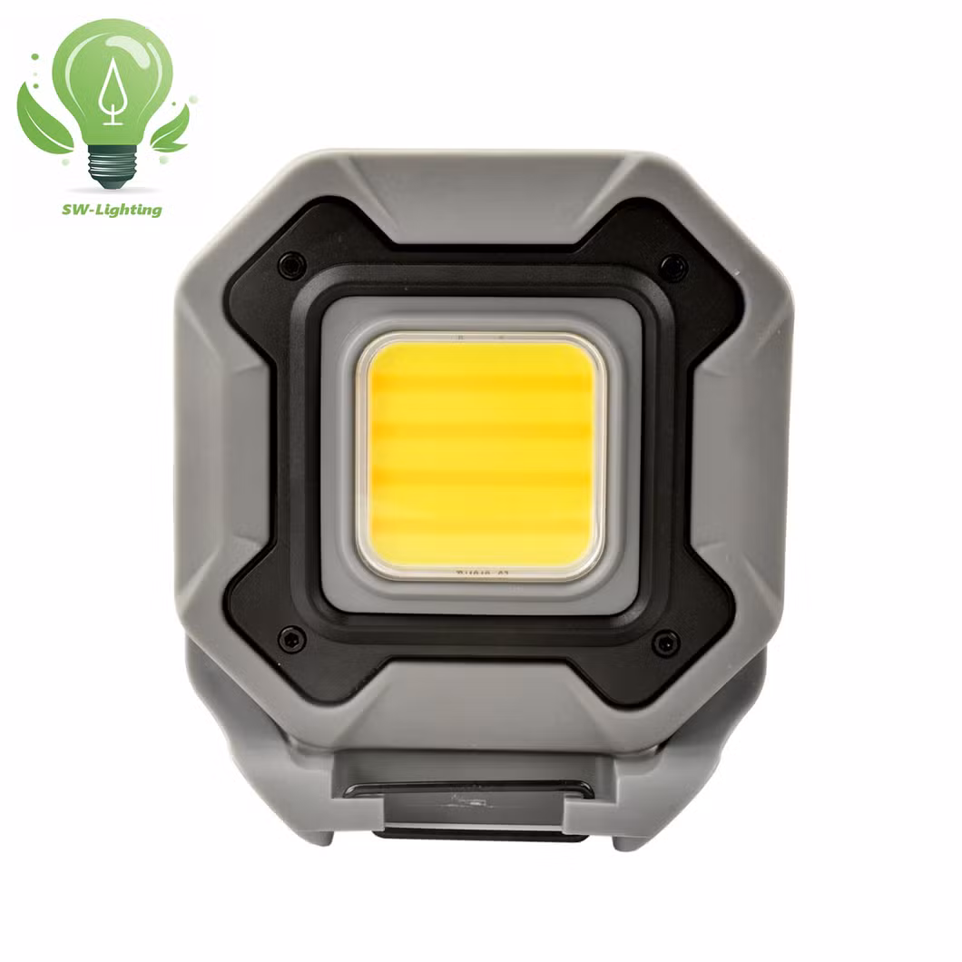 1200lm Emergency Waterproof Battery USB Portable Rechargeable LED COB Work Light