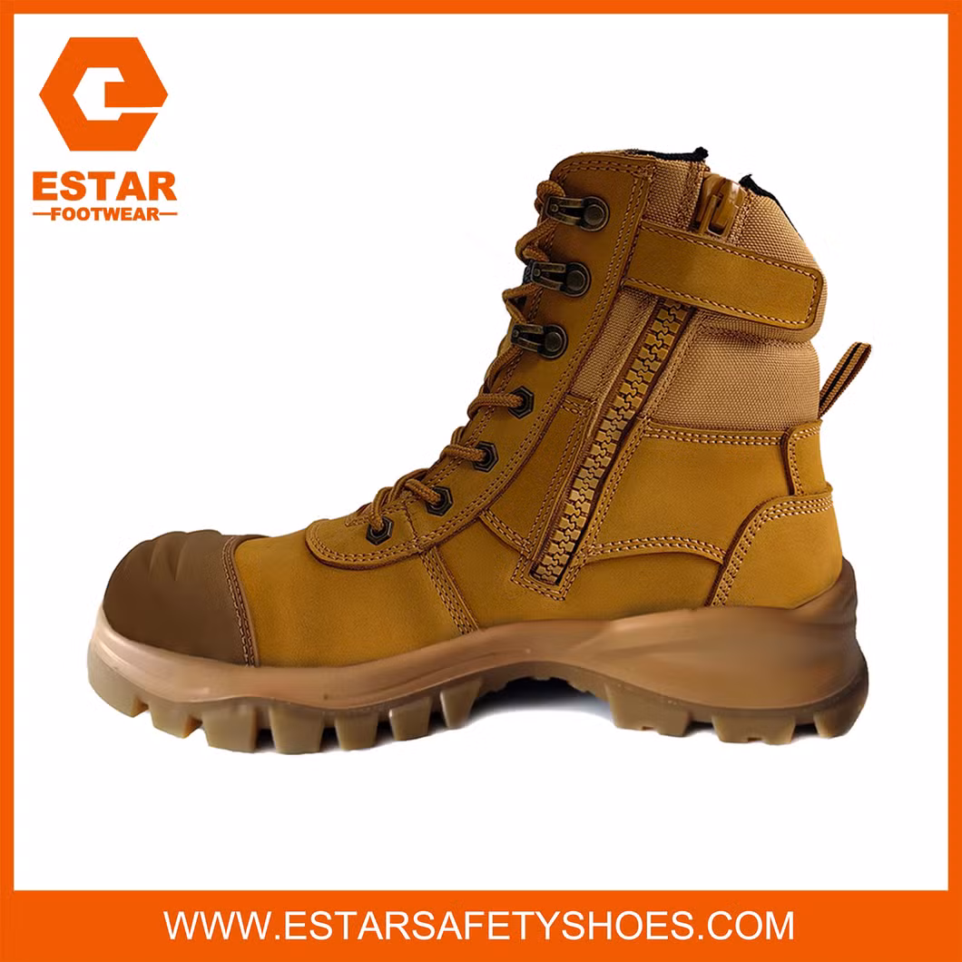 Zip Sided Oil Acid & Organic Fat Resistant Mens Work Boots