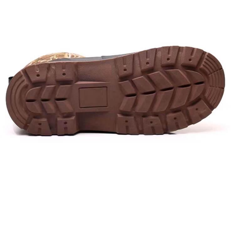 Hunting Fashionable Camo Neoprene Working Rain Water Transparent Rubber Boots