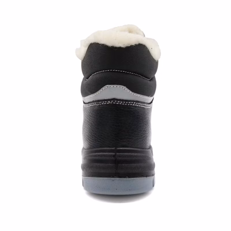 Oil Water Resistance Non-Slip Steel Toe Anti Puncture Leather Safety Shoes for Winter