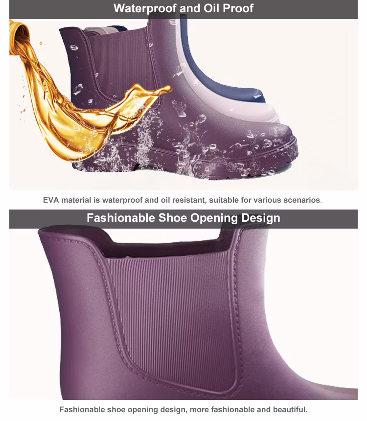 Work Mens Comfortable Gardener Indoor Outdoor Lightweight Eco-Friendly EVA Garden Boots