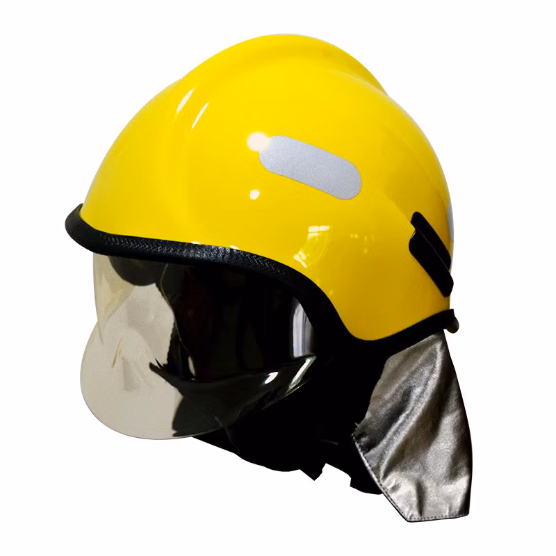 High Quality Fireman Safety Helmet Firefighting Equipment Fire Rescue Helmet with CE En443