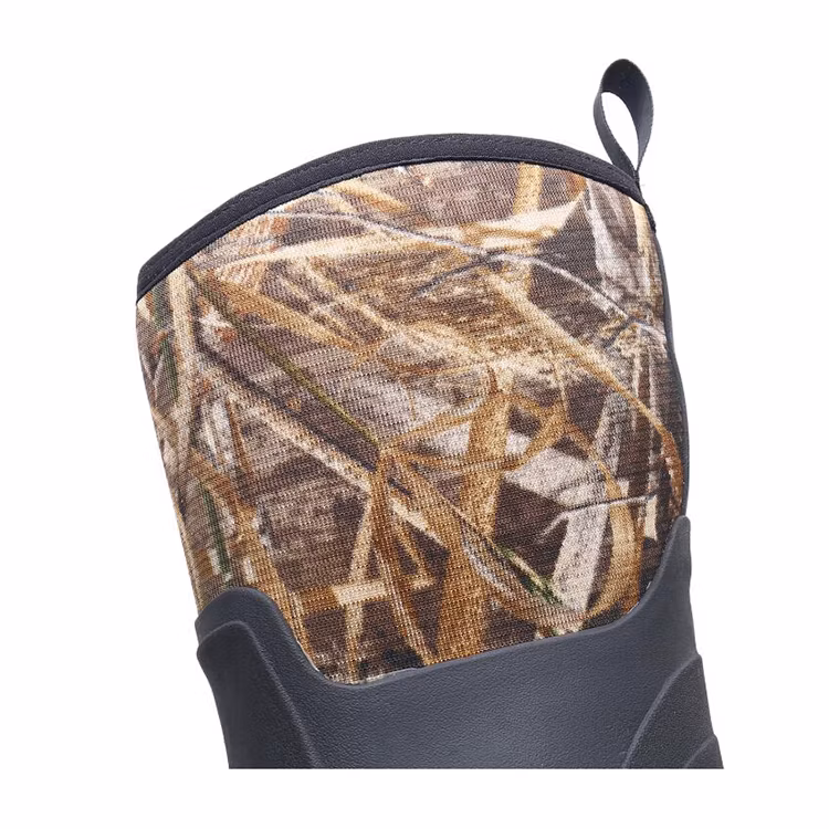 Hunting Fashionable Camo Neoprene Working Rain Water Transparent Rubber Boots